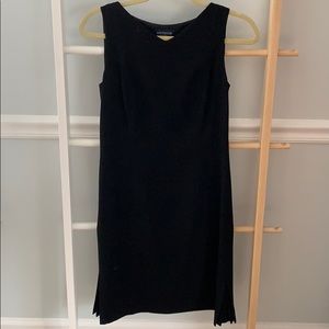 Black midi Ann Taylor dress